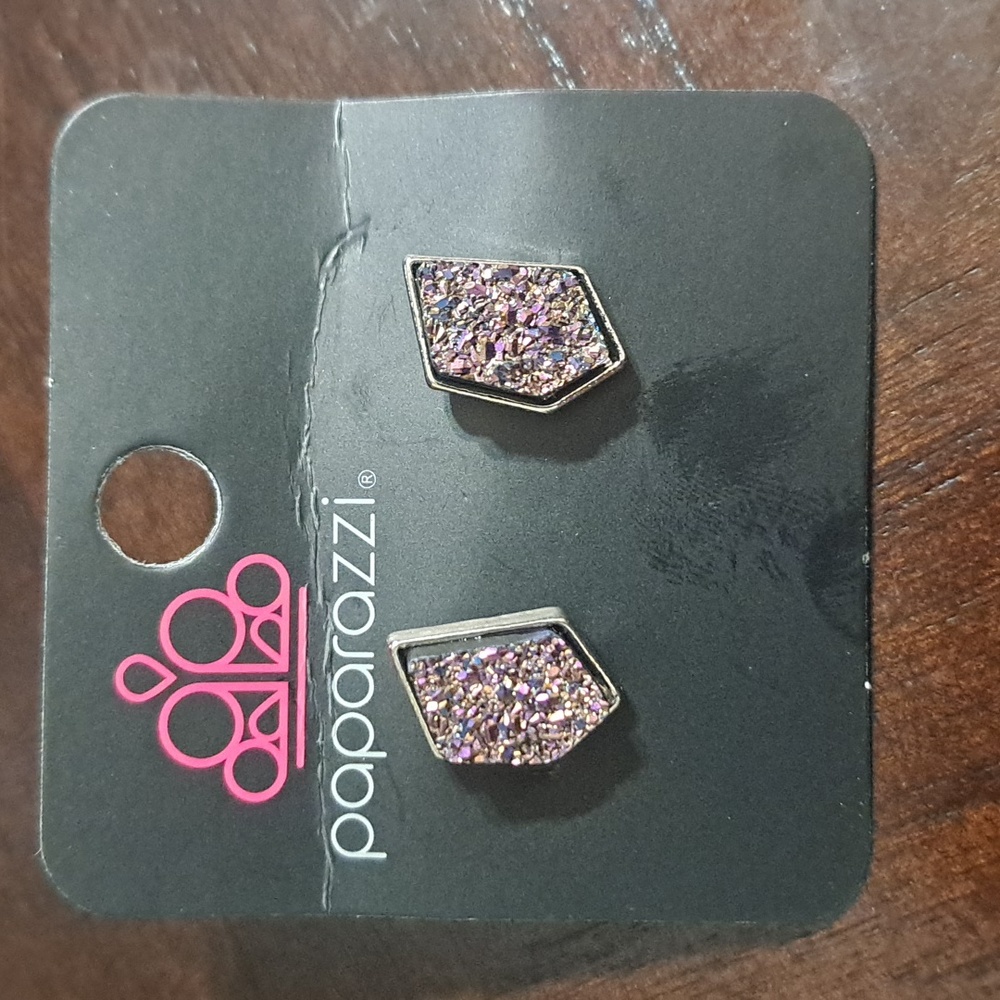 Paparazzi "druzy" stud earrings